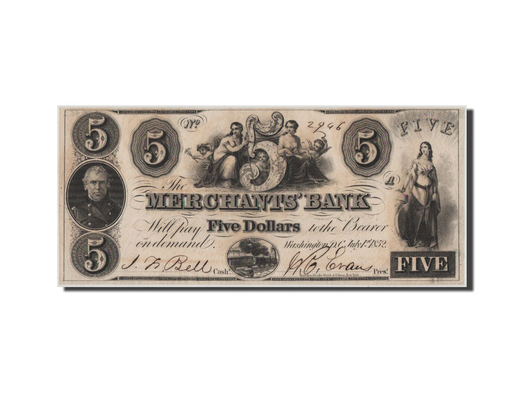 United States, 5 Dollars, 1852, UNC(60-62)