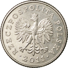Coin, Poland, 50 Groszy, 2011, Warsaw, EF(40-45), Copper-nickel, KM:281