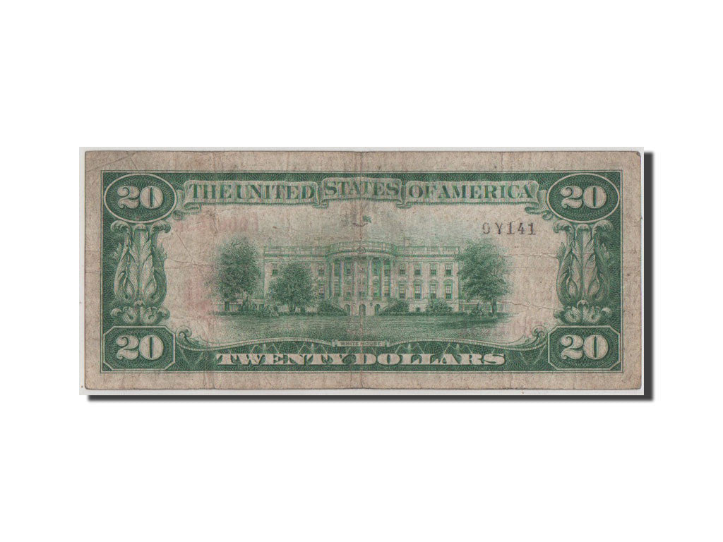 Geldschein, Vereinigte Staaten, 20 Dollars, 1929, S