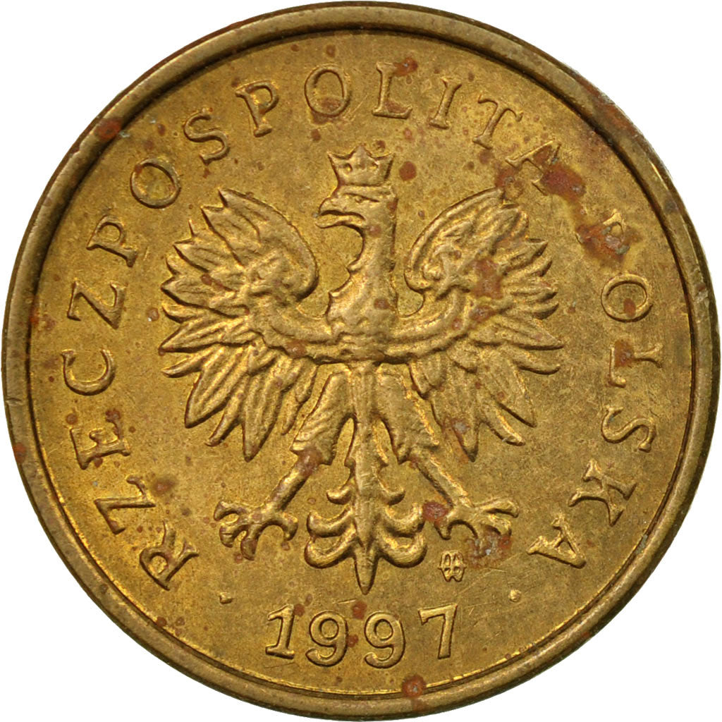 Coin, Poland, 2 Grosze, 1997, Warsaw, EF(40-45), Brass, KM:277