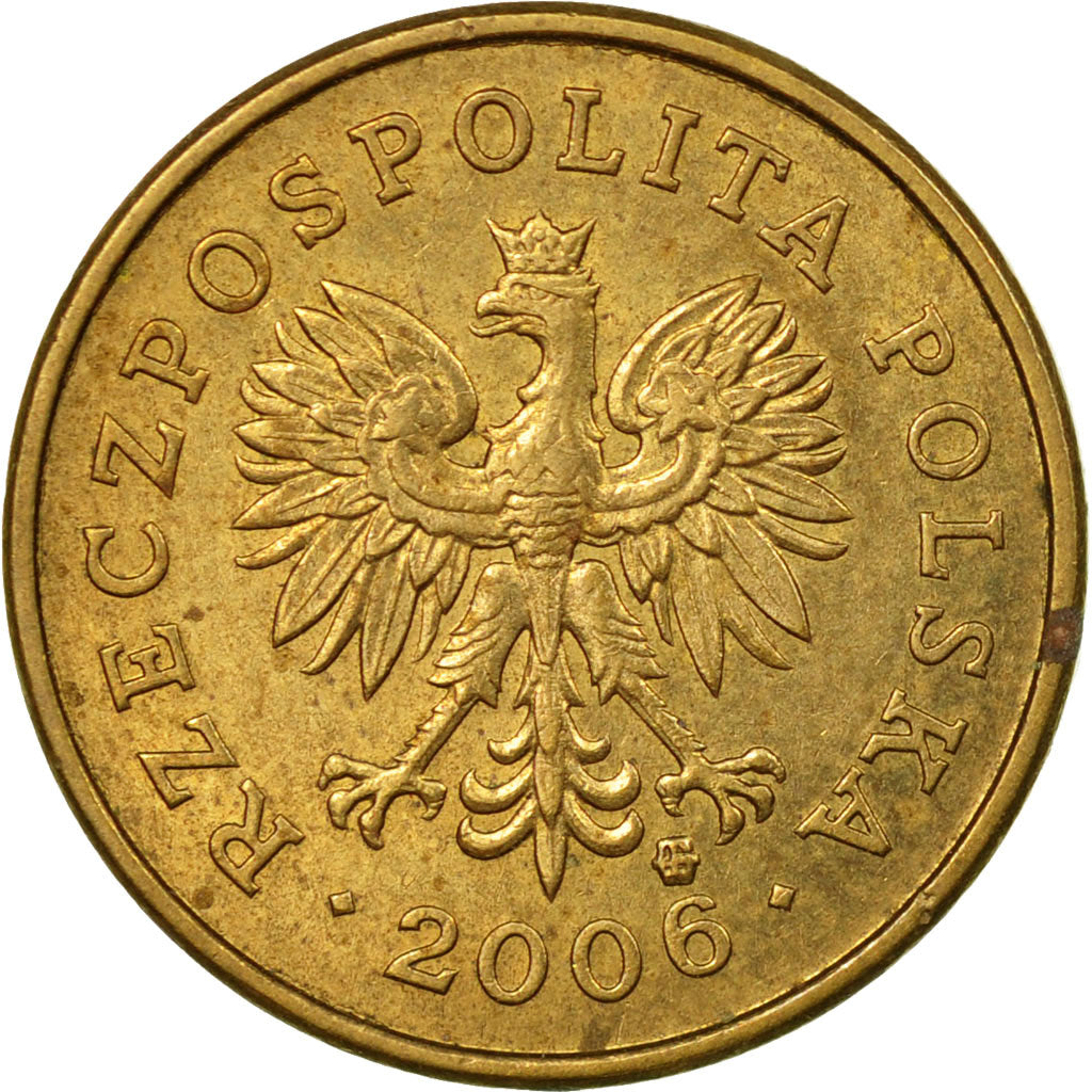 Moneta, Polonia, 2 Grosze, 2006, Warsaw, BB, Ottone, KM:277