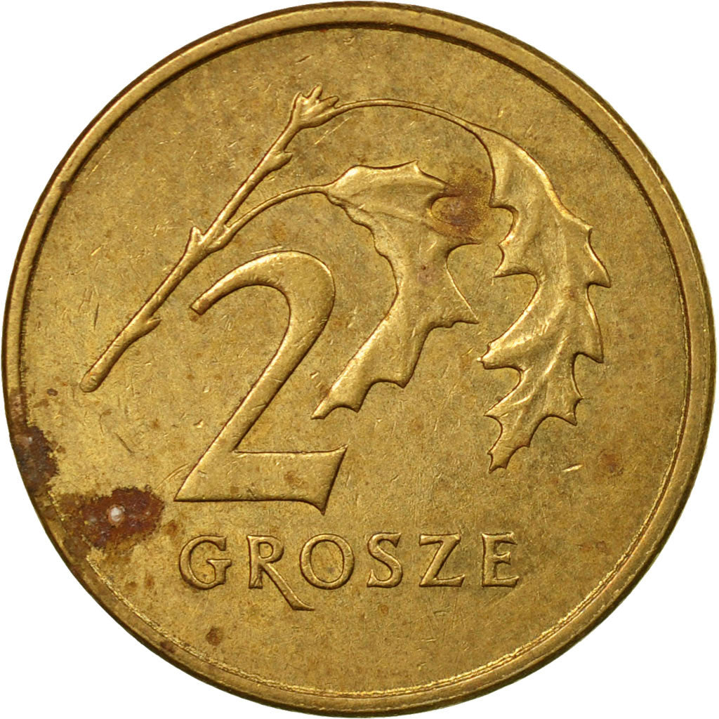 Moneta, Polonia, 2 Grosze, 2006, Warsaw, BB, Ottone, KM:277