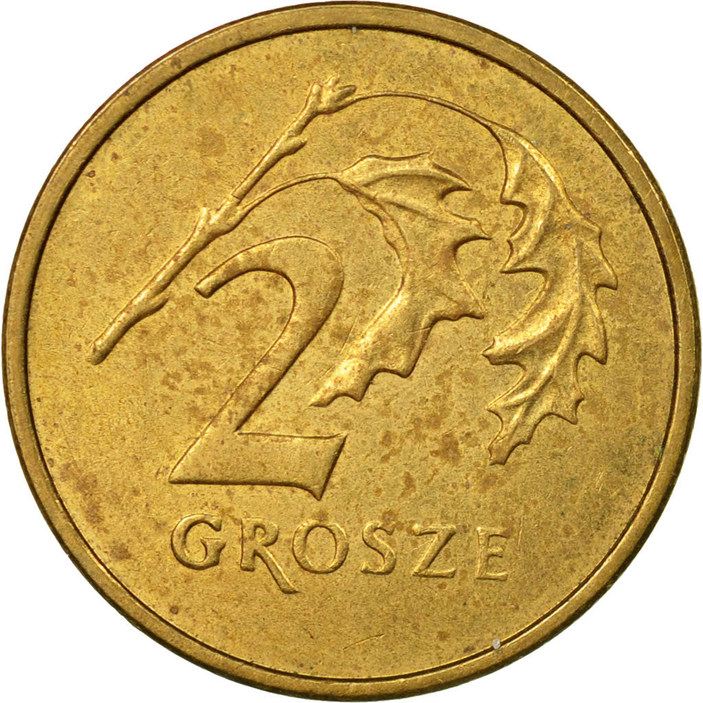 Monnaie, Pologne, 2 Grosze, 2003, Warsaw, TTB, Laiton, KM:277