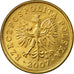Coin, Poland, 5 Groszy, 2007, Warsaw, EF(40-45), Brass, KM:278