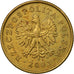 Coin, Poland, 5 Groszy, 2001, Warsaw, EF(40-45), Brass, KM:278