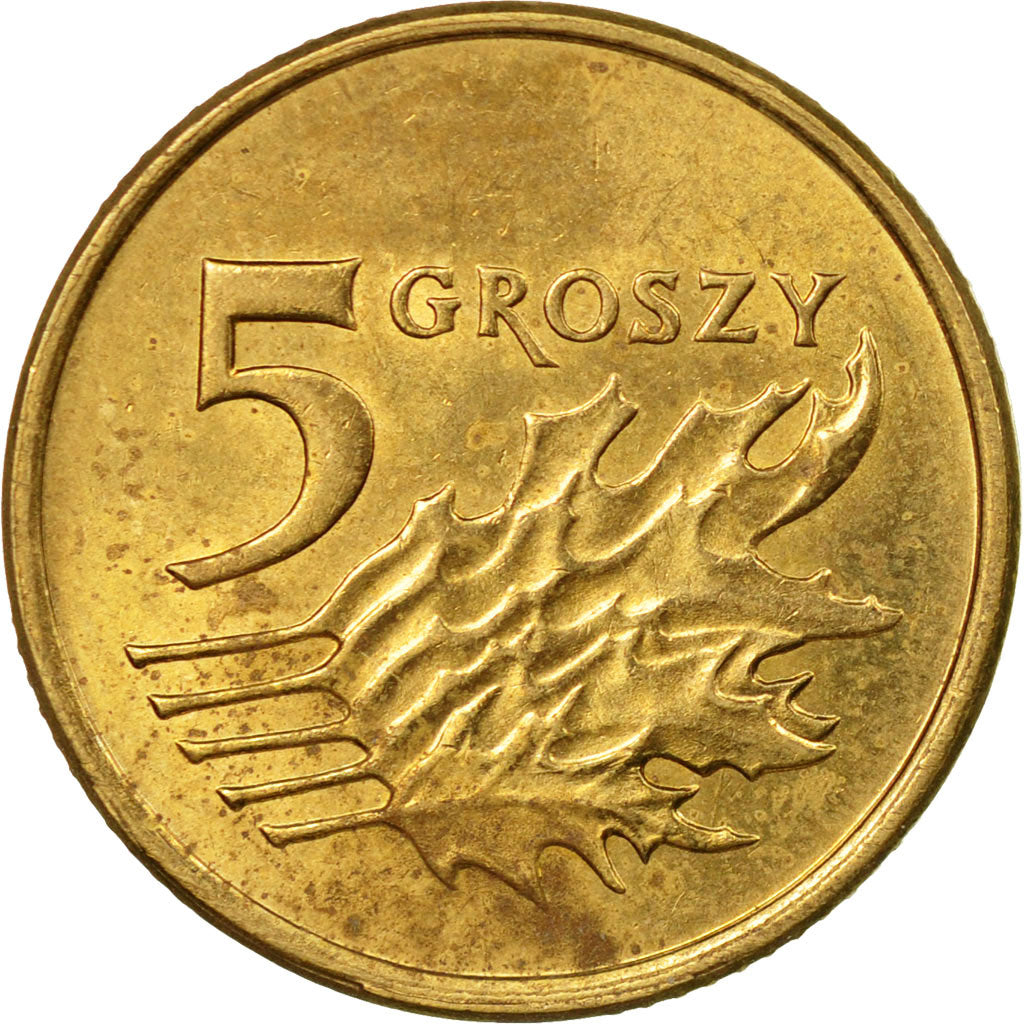 Moneta, Polonia, 5 Groszy, 2006, Warsaw, BB, Ottone, KM:278