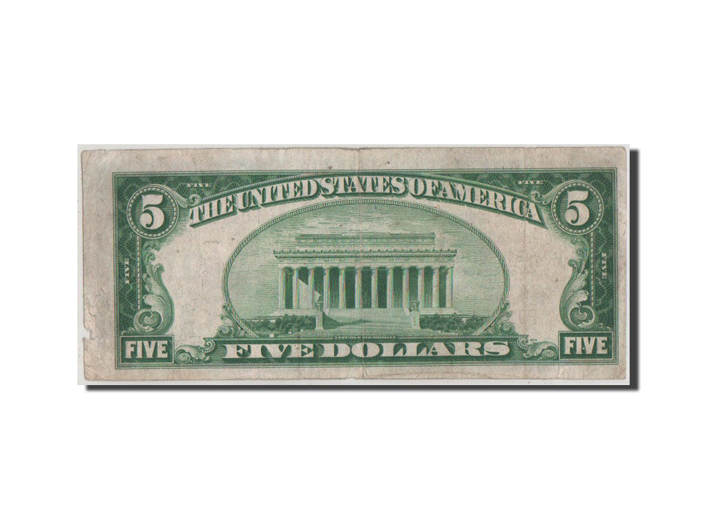 Banknote, United States, 5 Dollars, 1929, VF(20-25)