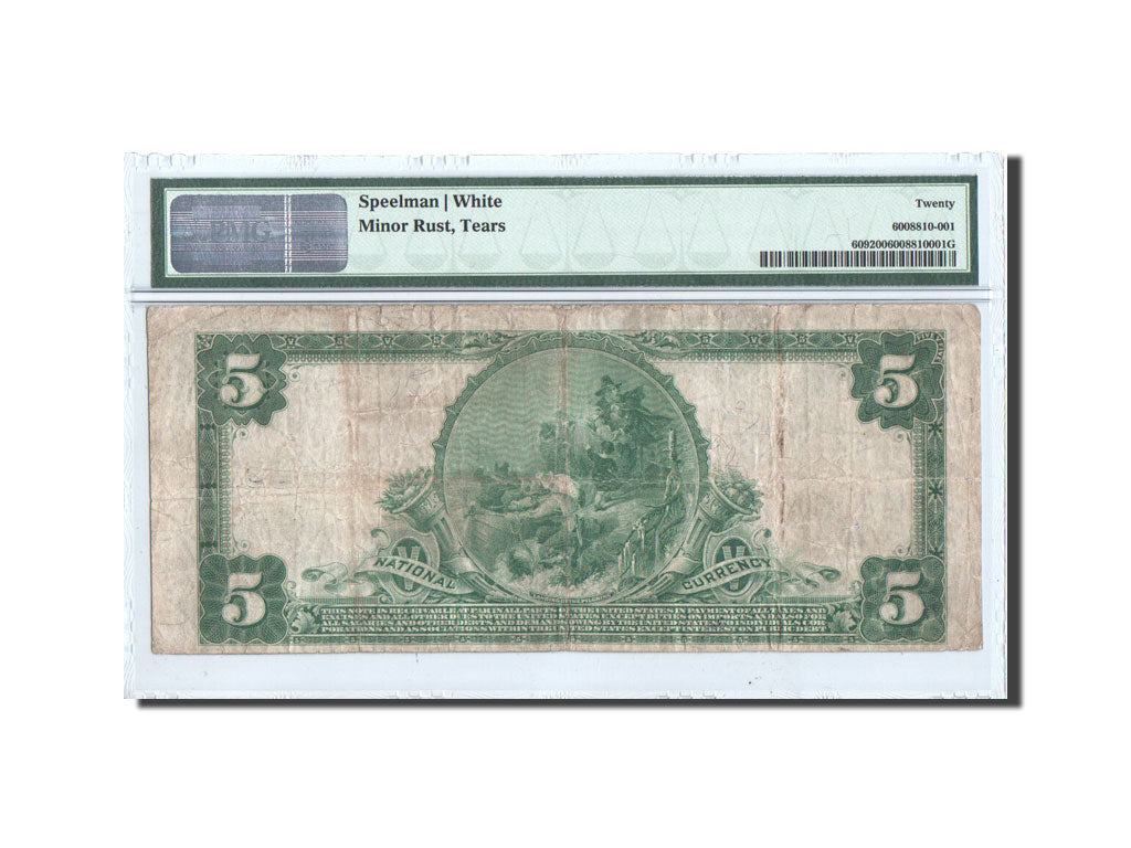 Banknote, United States, 5 Dollars, 1926, 1926-02-15, graded, PMG, 6008810-001