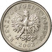 Coin, Poland, 10 Groszy, 2002, Warsaw, EF(40-45), Copper-nickel, KM:279