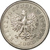 Coin, Poland, 10 Groszy, 2002, Warsaw, EF(40-45), Copper-nickel, KM:279