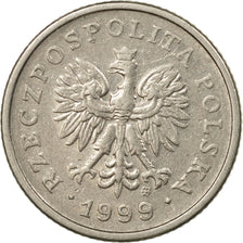 Coin, Poland, 20 Groszy, 1999, Warsaw, EF(40-45), Copper-nickel, KM:280