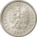 Coin, Poland, 20 Groszy, 1999, Warsaw, EF(40-45), Copper-nickel, KM:280