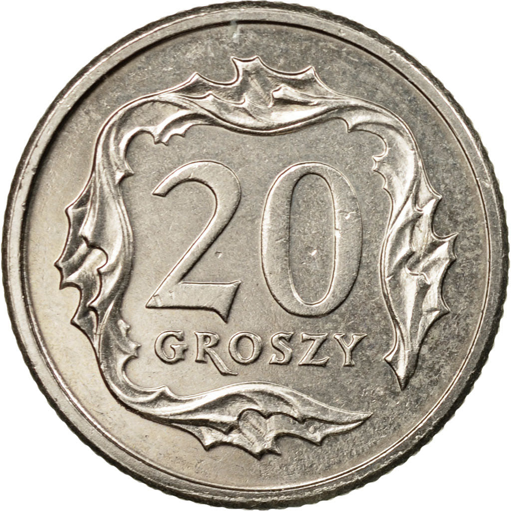 Monnaie, Pologne, 20 Groszy, 2009, Warsaw, TTB, Copper-nickel, KM:280