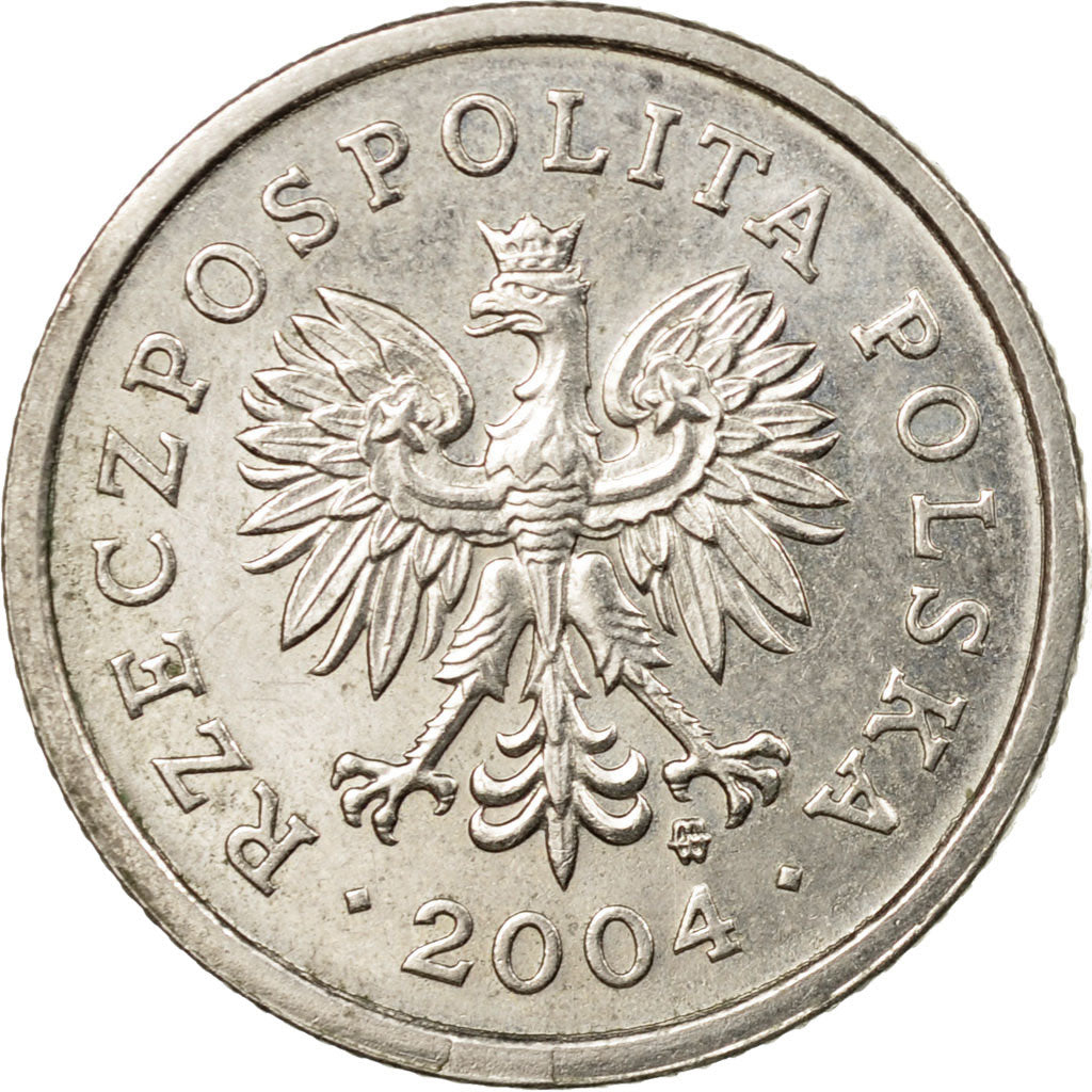 Monnaie, Pologne, 20 Groszy, 2004, Warsaw, TTB, Copper-nickel, KM:280