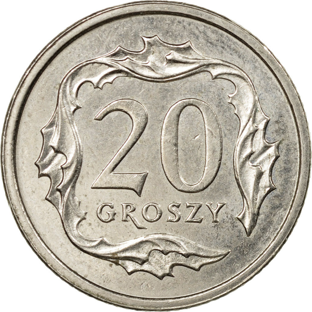 Monnaie, Pologne, 20 Groszy, 2004, Warsaw, TTB, Copper-nickel, KM:280