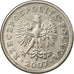 Moneta, Polonia, 20 Groszy, 2007, Warsaw, BB, Rame-nichel, KM:280