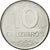 Moneda, Brasil, 10 Cruzeiros, 1983, MBC, Acero inoxidable, KM:592.1