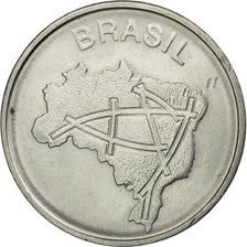 Monnaie, Brésil, 10 Cruzeiros, 1986, TTB, Stainless Steel, KM:592.2