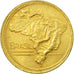 Coin, Brazil, 2 Cruzeiros, 1945, EF(40-45), Aluminum-Bronze, KM:559