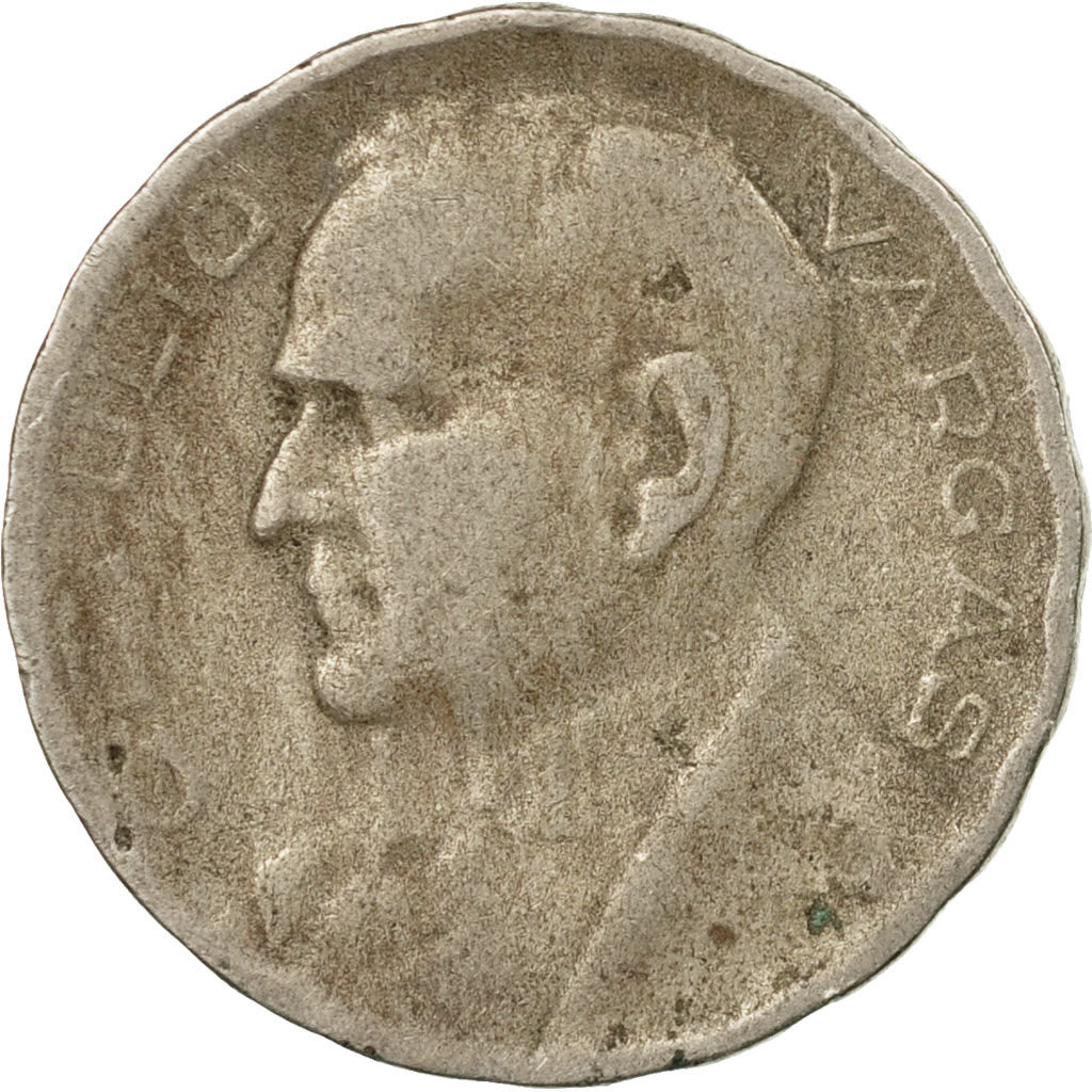 Coin, Brazil, 300 Reis, 1938, VF(20-25), Copper-nickel, KM:546
