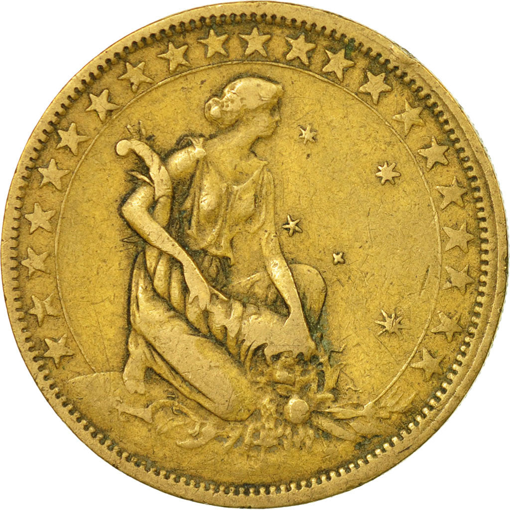 Moneda, Brasil, 1000 Reis, 1927, BC+, Aluminio - bronce, KM:525