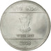 Coin, INDIA-REPUBLIC, Rupee, 2008, EF(40-45), Stainless Steel, KM:331