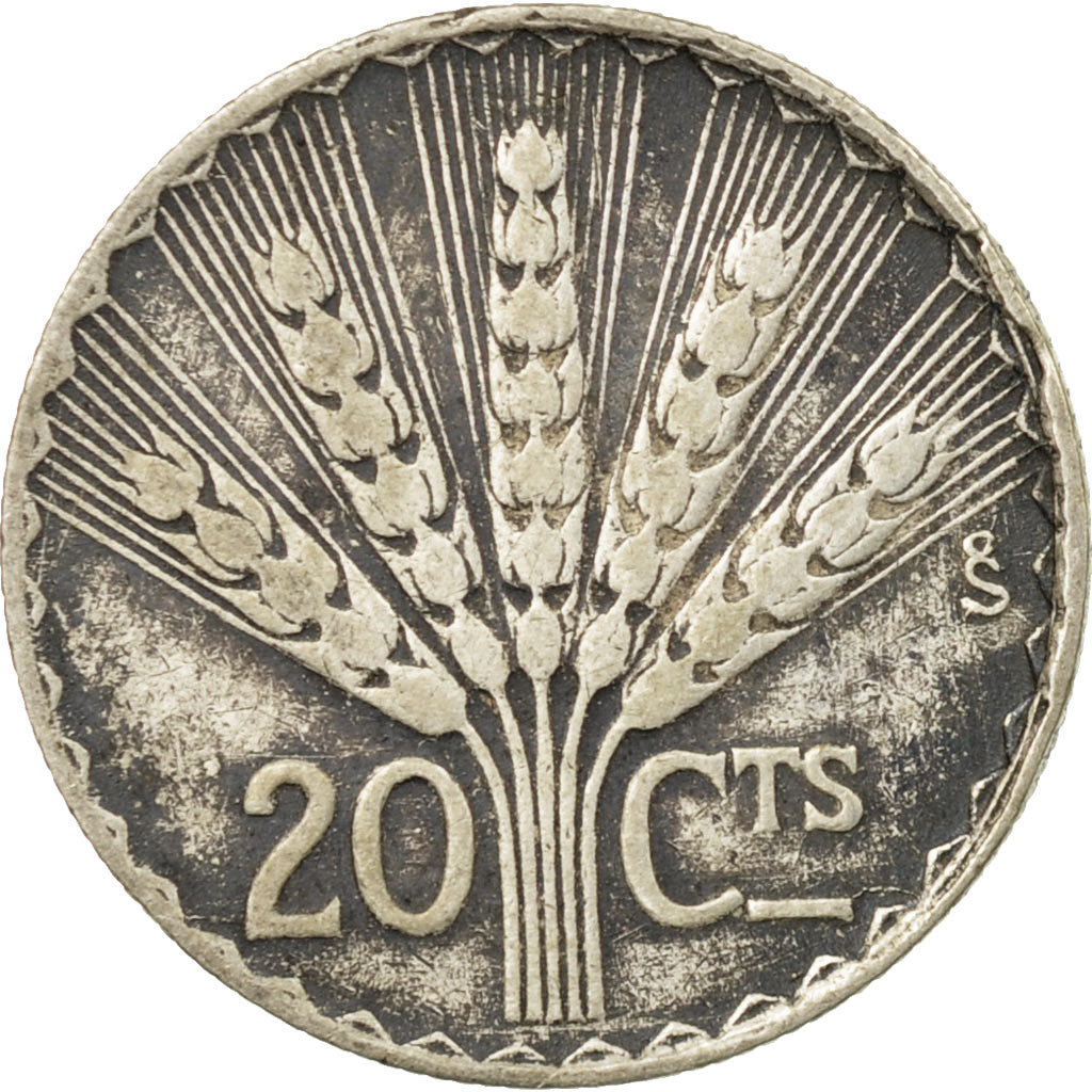 Coin, Uruguay, 20 Centesimos, 1942, Santiago, VF(30-35), Silver, KM:29
