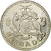 Coin, Barbados, 25 Cents, 1973, Franklin Mint, AU(55-58), Copper-nickel, KM:13