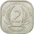 Monnaie, Etats des caraibes orientales, Elizabeth II, 2 Cents, 1986, TTB