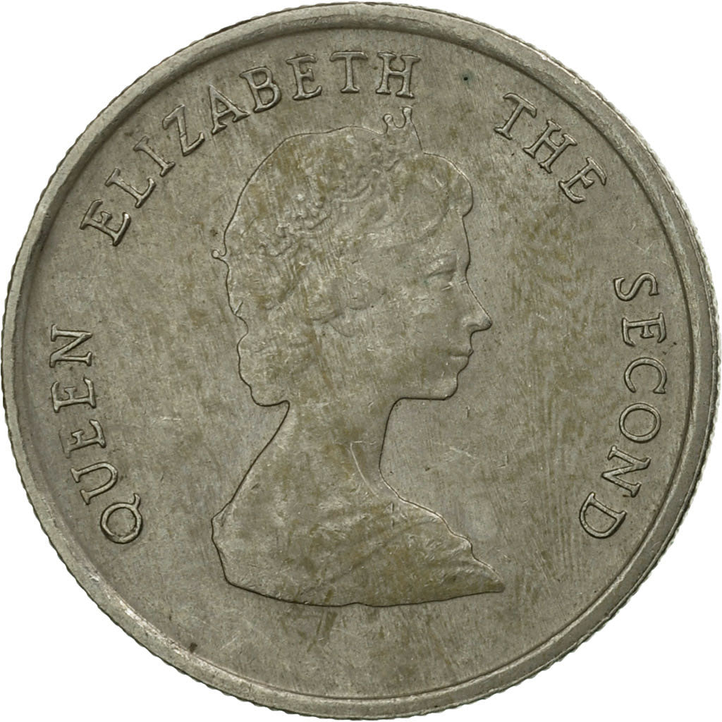 Monnaie, Etats des caraibes orientales, Elizabeth II, 10 Cents, 1986, TTB