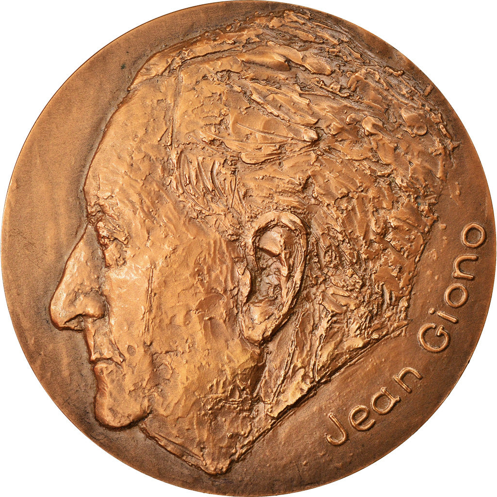 France, Medal, Jean Giono, Arts & Culture, Hélène Guastalla, MS(63), Bronze
