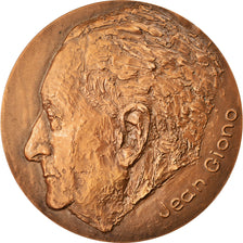 France, Medal, Jean Giono, Arts & Culture, Hélène Guastalla, MS(63), Bronze
