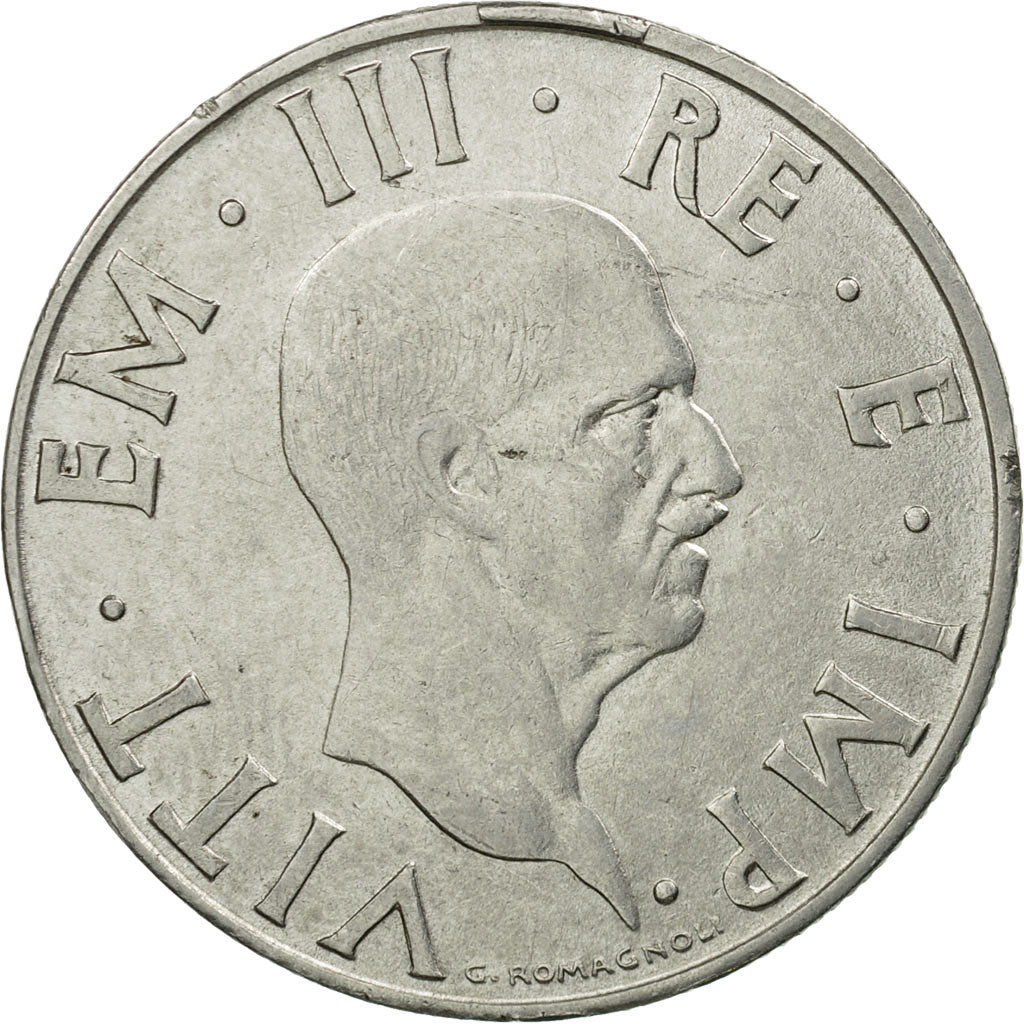 Coin, Italy, Vittorio Emanuele III, 2 Lire, 1940, Rome, EF(40-45), Stainless