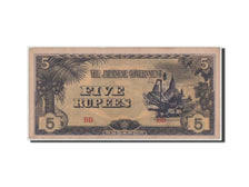 Billet, Birmanie, 5 Rupees, 1942, SUP