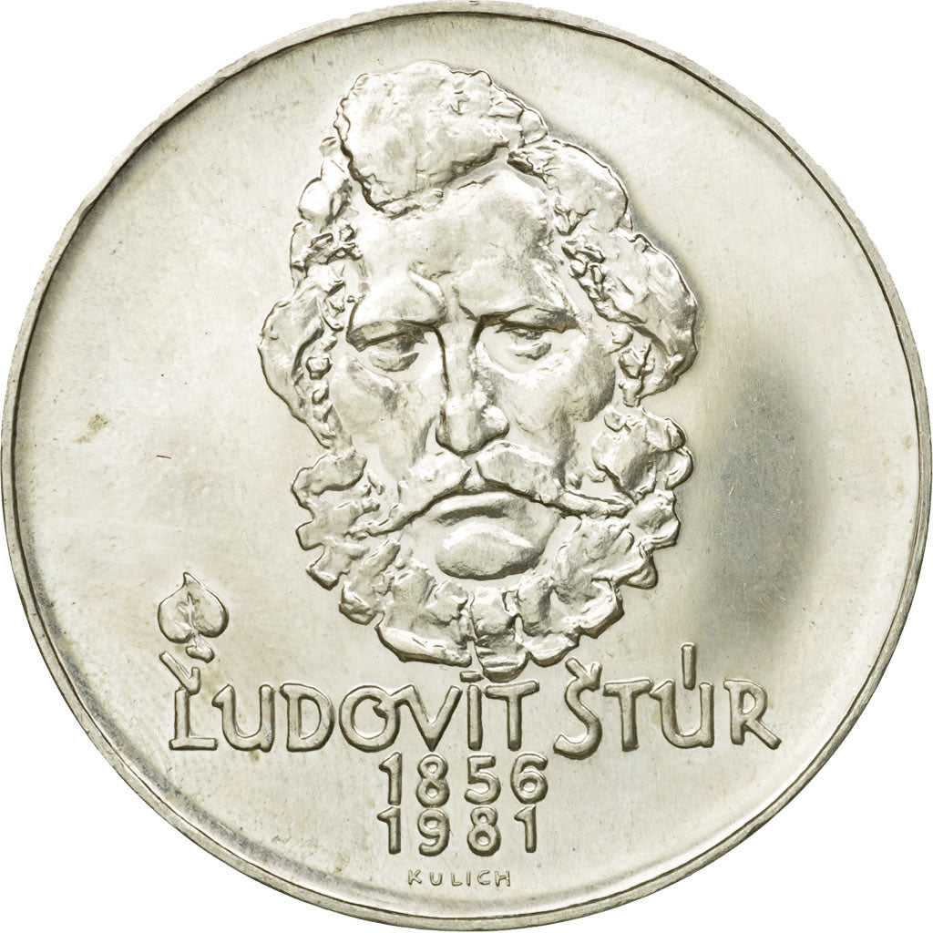 Coin, Czechoslovakia, 500 Korun, 1981, MS(63), Silver, KM:105