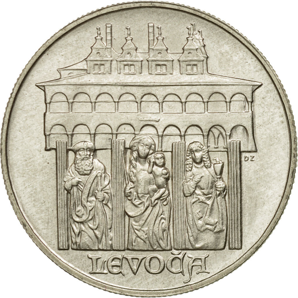 Coin, Czechoslovakia, 50 Korun, 1986, MS(63), Silver, KM:122