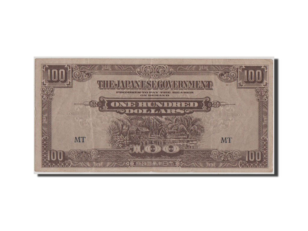 Malaisie, Occupation japonaise, 100 Dollars 1944, Pick M8b