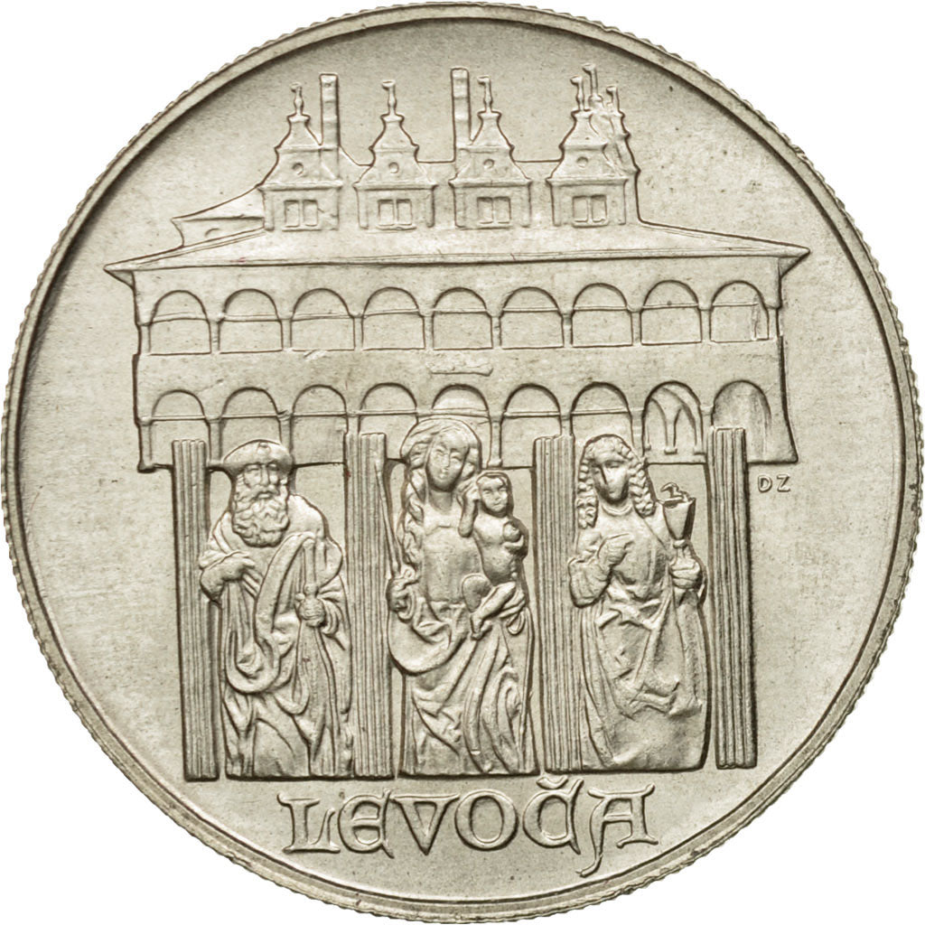 Coin, Czechoslovakia, 50 Korun, 1986, MS(63), Silver, KM:122