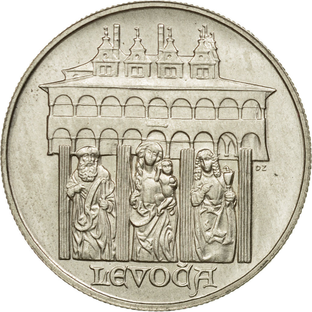 Coin, Czechoslovakia, 50 Korun, 1986, MS(63), Silver, KM:122