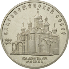 Monnaie, Russie, 5 Roubles, 1989, Saint-Petersburg, SUP, Copper-nickel, KM:230