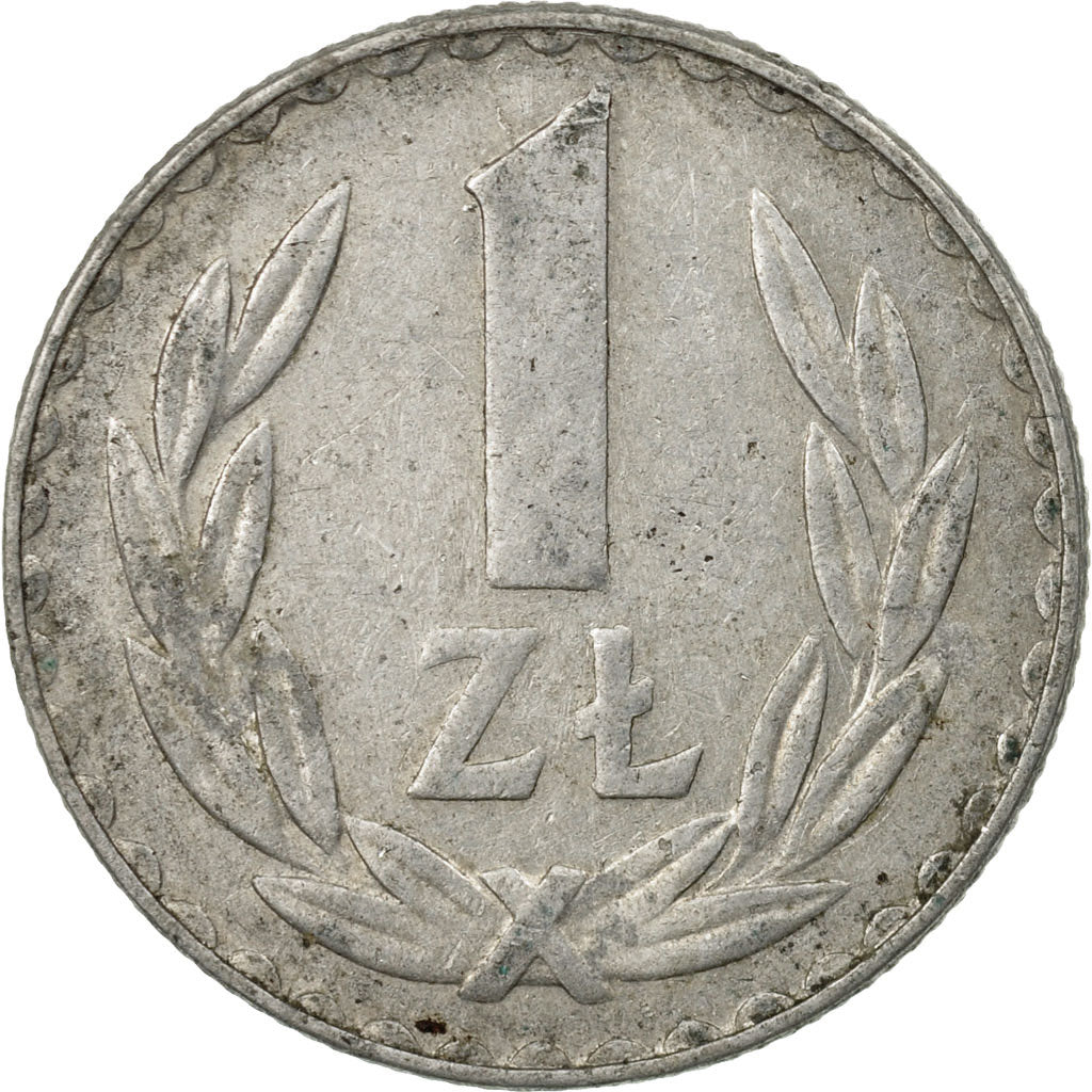 Moneta, Polska, Zloty, 1980, Warsaw, EF(40-45), Aluminium, KM:49.1