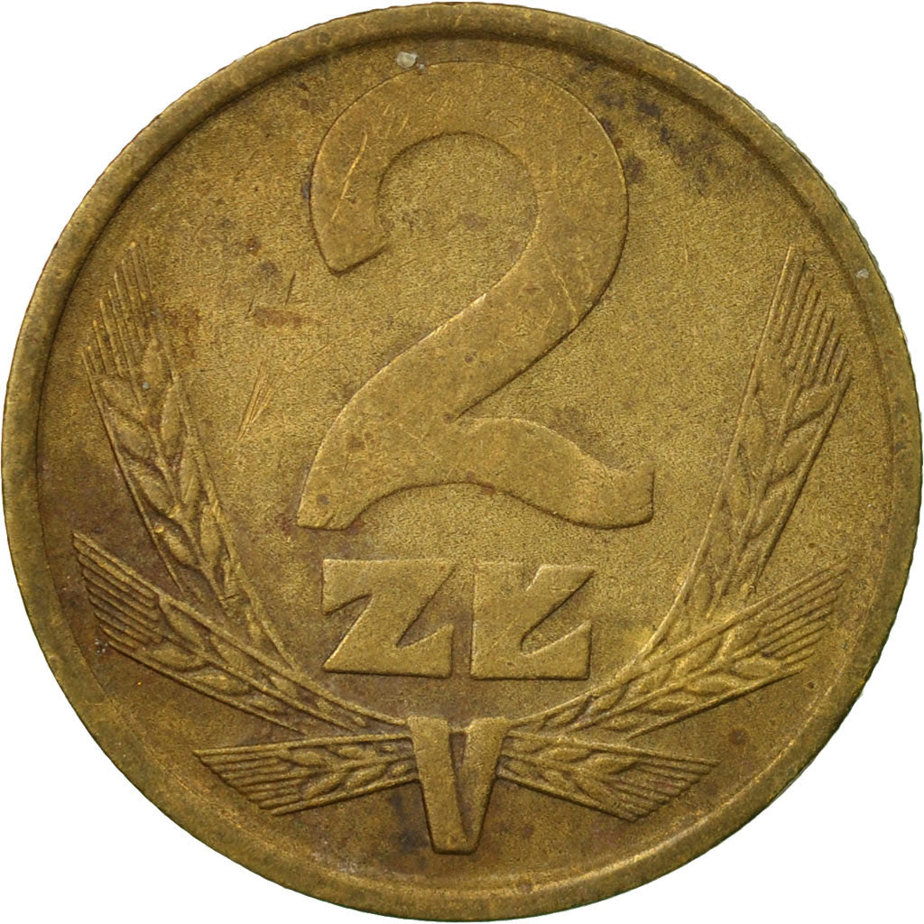 Moneta, Polonia, 2 Zlote, 1984, Warsaw, BB, Ottone, KM:80.1