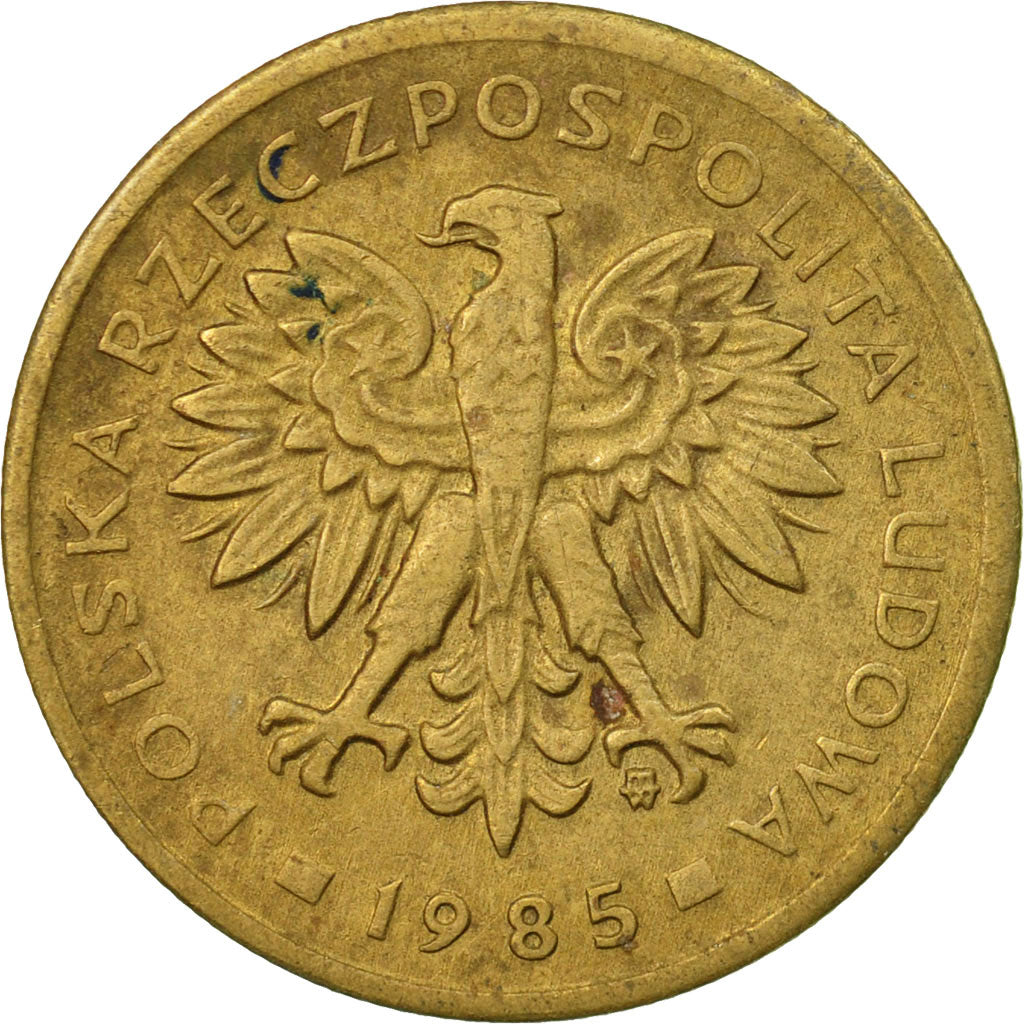 Moneta, Polonia, 2 Zlote, 1985, Warsaw, BB, Ottone, KM:80.2
