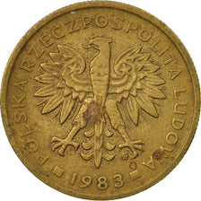 Monnaie, Pologne, 2 Zlote, 1983, Warsaw, TTB, Laiton, KM:80.1