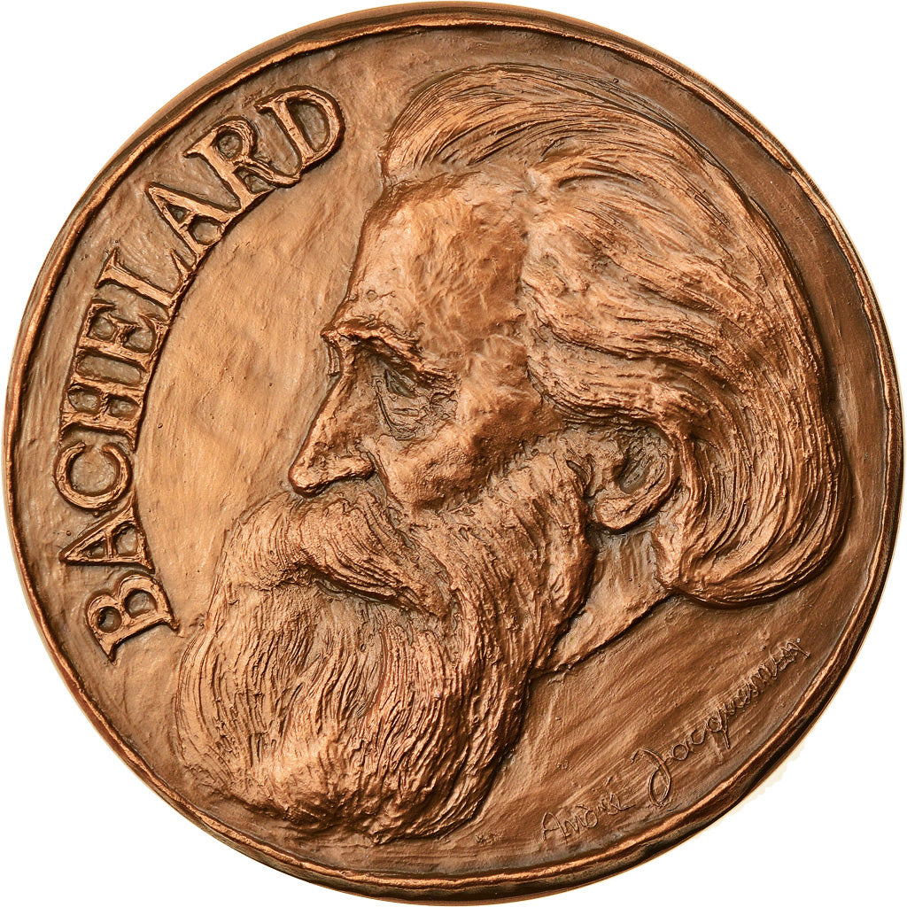France, Medal, Bachelard, Arts & Culture, 1982, Jacquemin, MS(63), Bronze