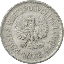 Moneta, Polska, Zloty, 1972, Warsaw, EF(40-45), Aluminium, KM:49.1