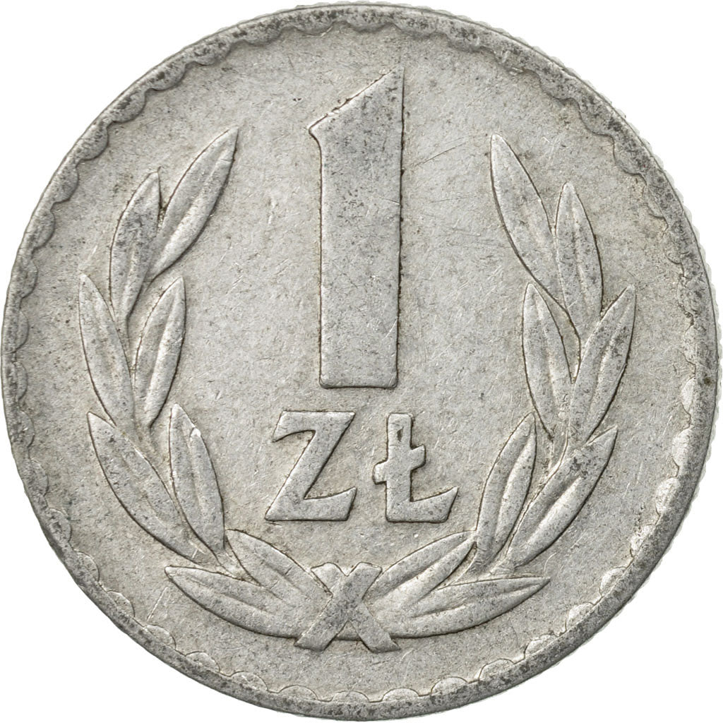 Moneta, Polska, Zloty, 1972, Warsaw, EF(40-45), Aluminium, KM:49.1
