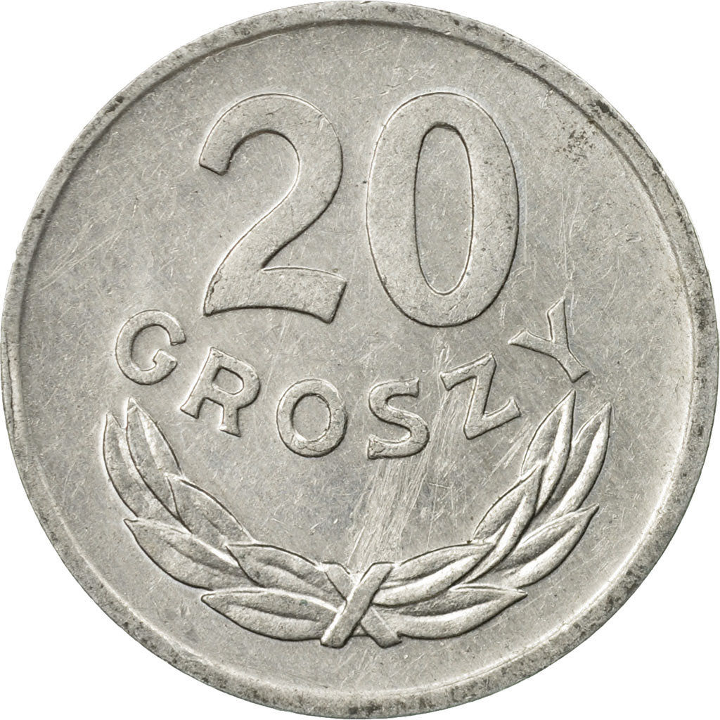Monnaie, Pologne, 20 Groszy, 1980, Warsaw, TTB, Aluminium, KM:A47