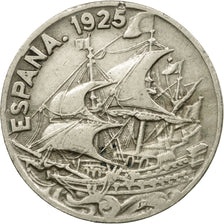 Coin, Spain, Alfonso XIII, 25 Centimos, 1925, Madrid, EF(40-45), Copper-nickel