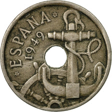 Coin, Spain, Francisco Franco, caudillo, 50 Centimos, 1956, EF(40-45)
